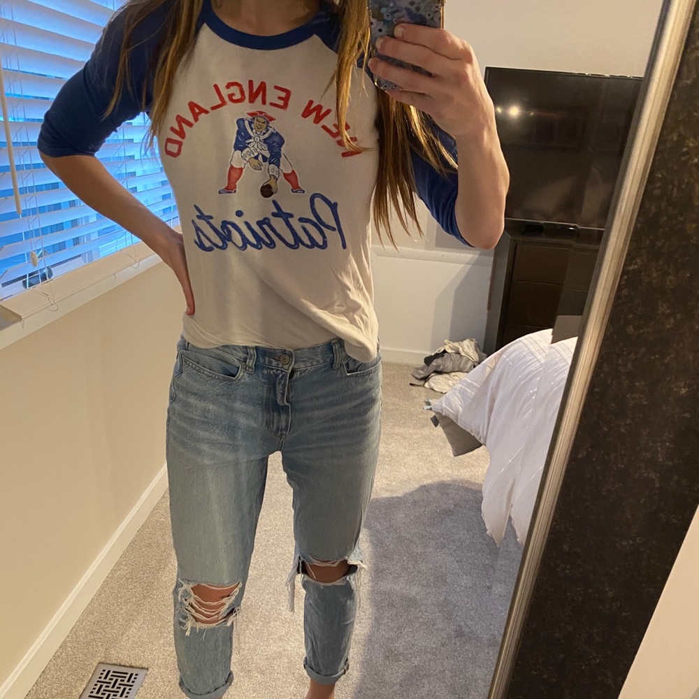 New England patriots vintage tee